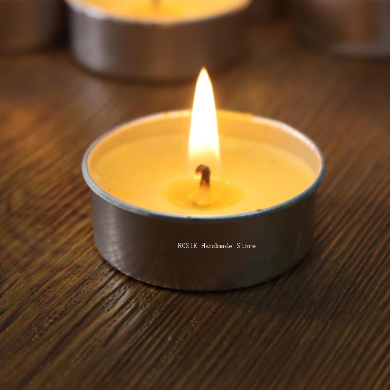 Candle Making Course - Empty Tea Wax Circular Aluminum Box