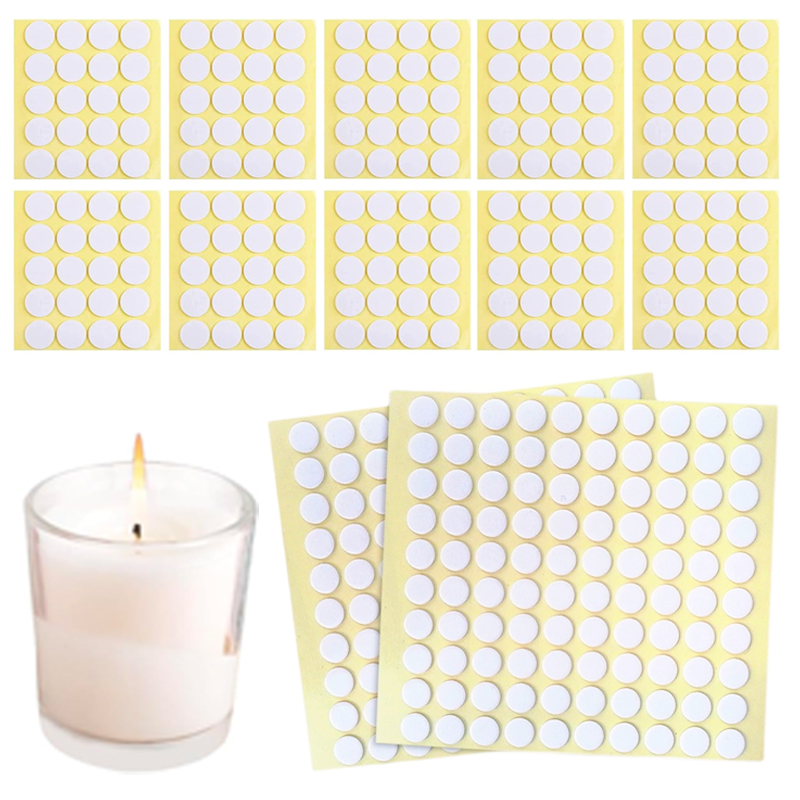 Candle Making Workshop - 400PCS/100PCS Candle Wick Stickers Transparent Acrylic