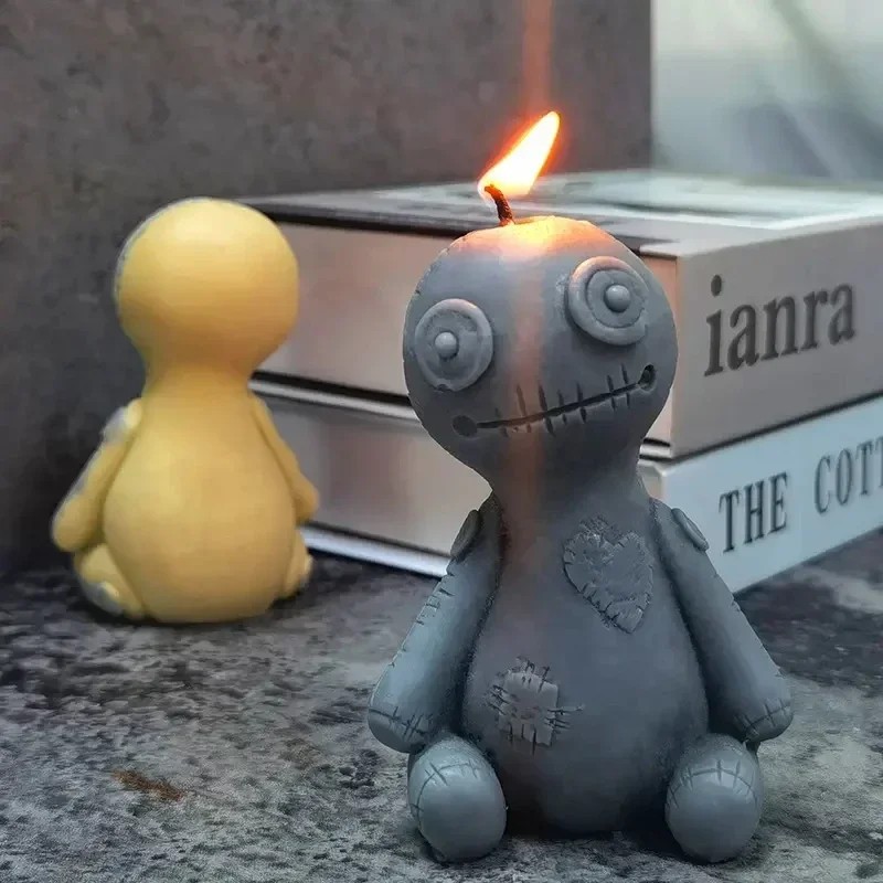Candle Making Kit Diy - Halloween Curse Doll, candle silicone mold,