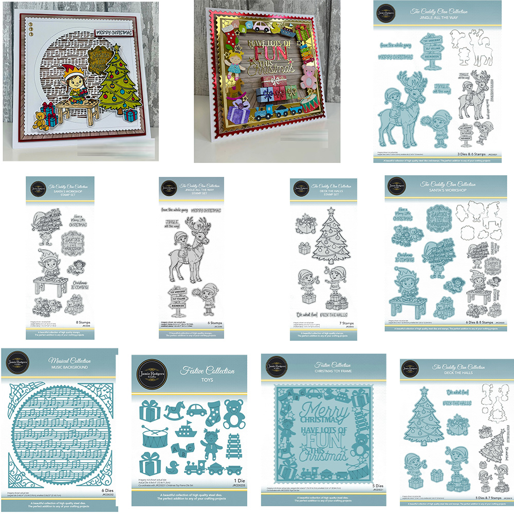 Candle Making Workshop - Santa's Workshop Toys Die Set Metal