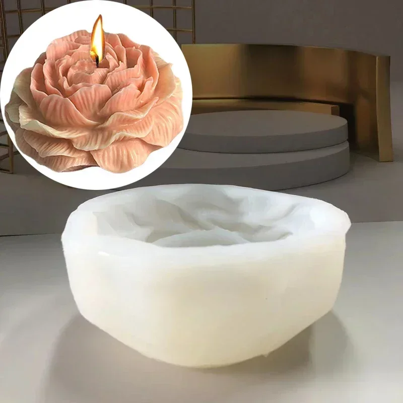 Candle Making Kit Diy - Extra Large 3D Flower Candle Silicone