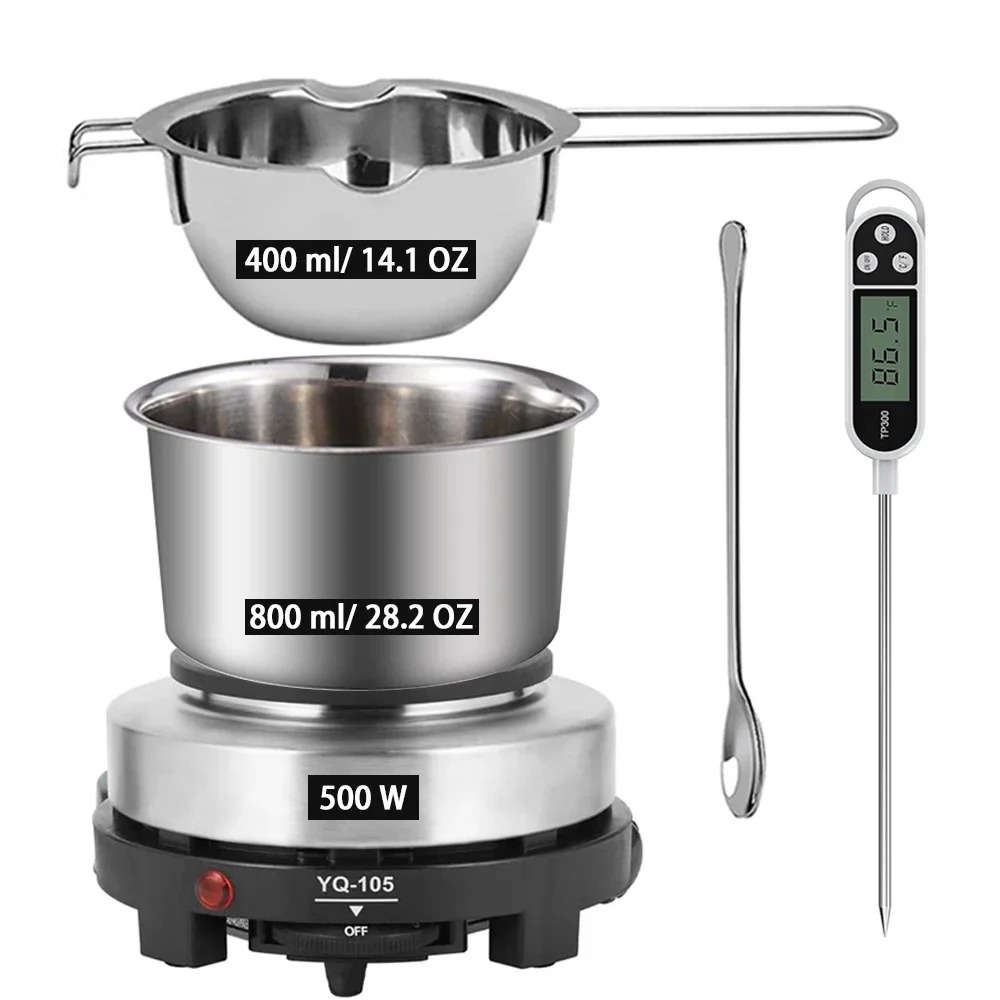 Candle Making Kit For Beginners - Candle Making Kit with Pouring Pot,