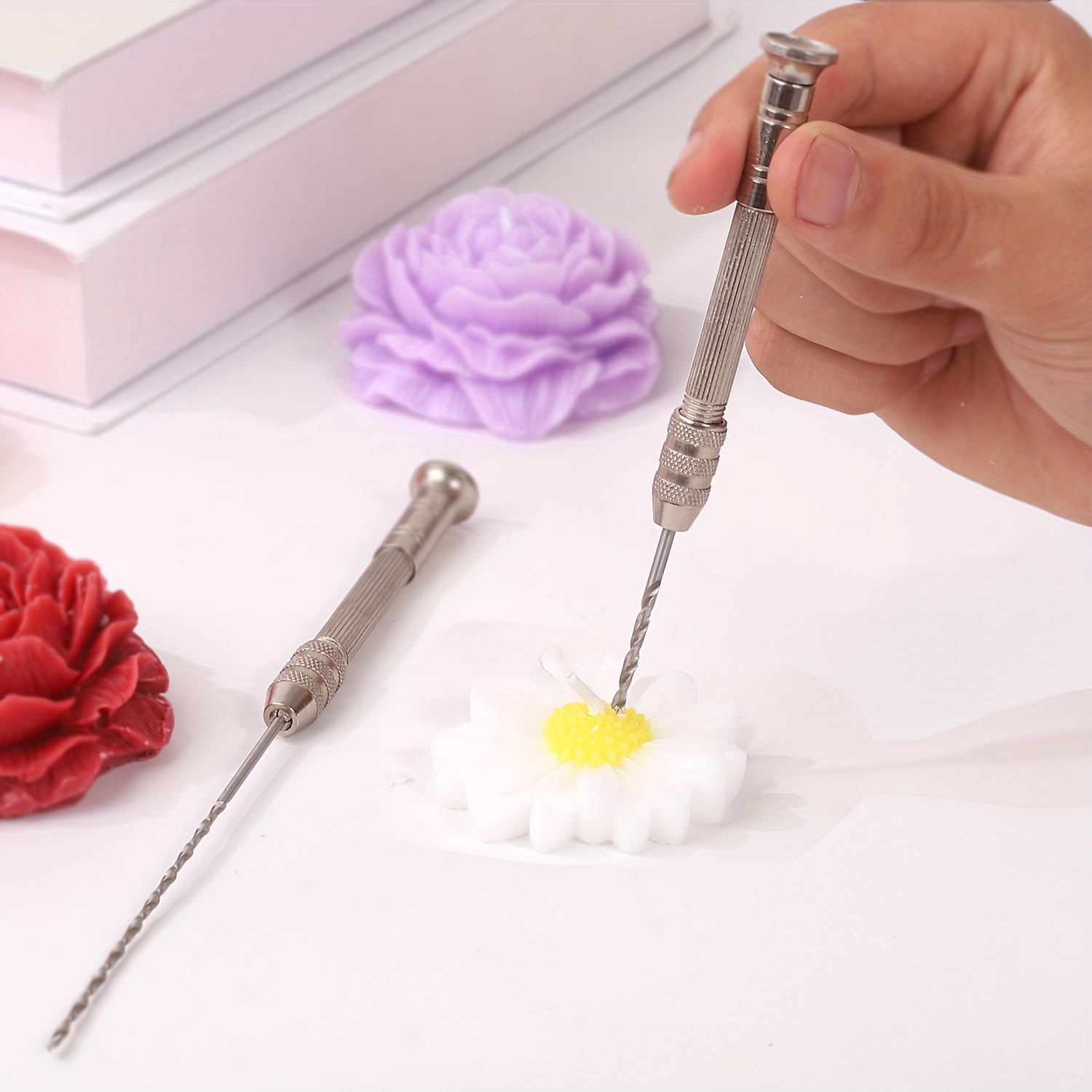 Candle Making Kit For Beginners - A set of candle punching tools