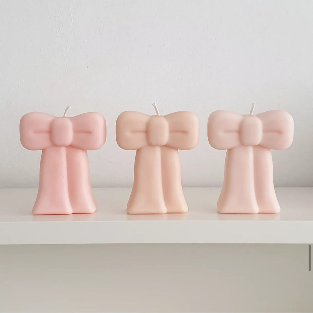 3D Bow Shape Candle Mold Silic - đánh giá và giá Candle Making Jelly