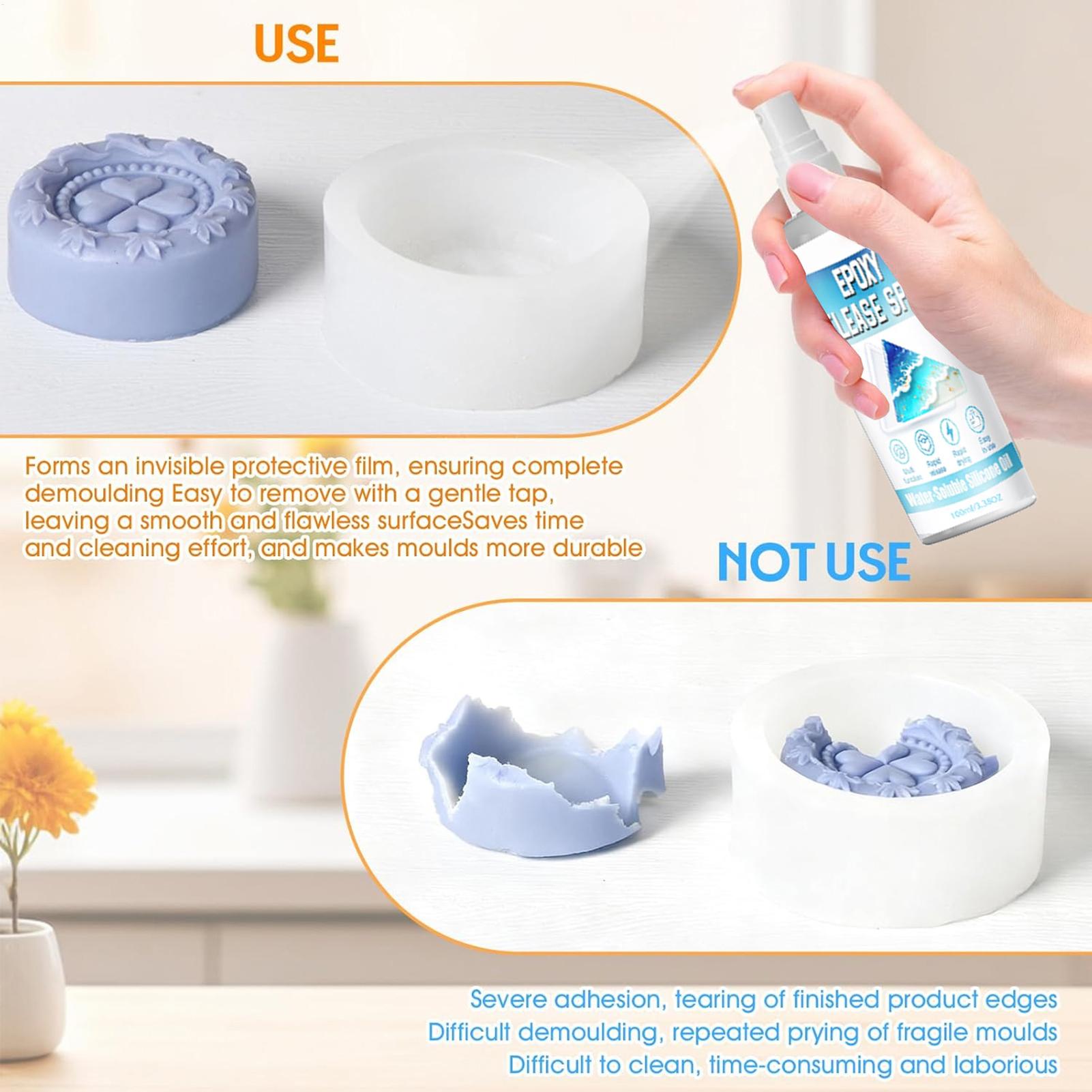 100ml Silicone Release Spray E - đánh giá và giá Candle Making Workshop