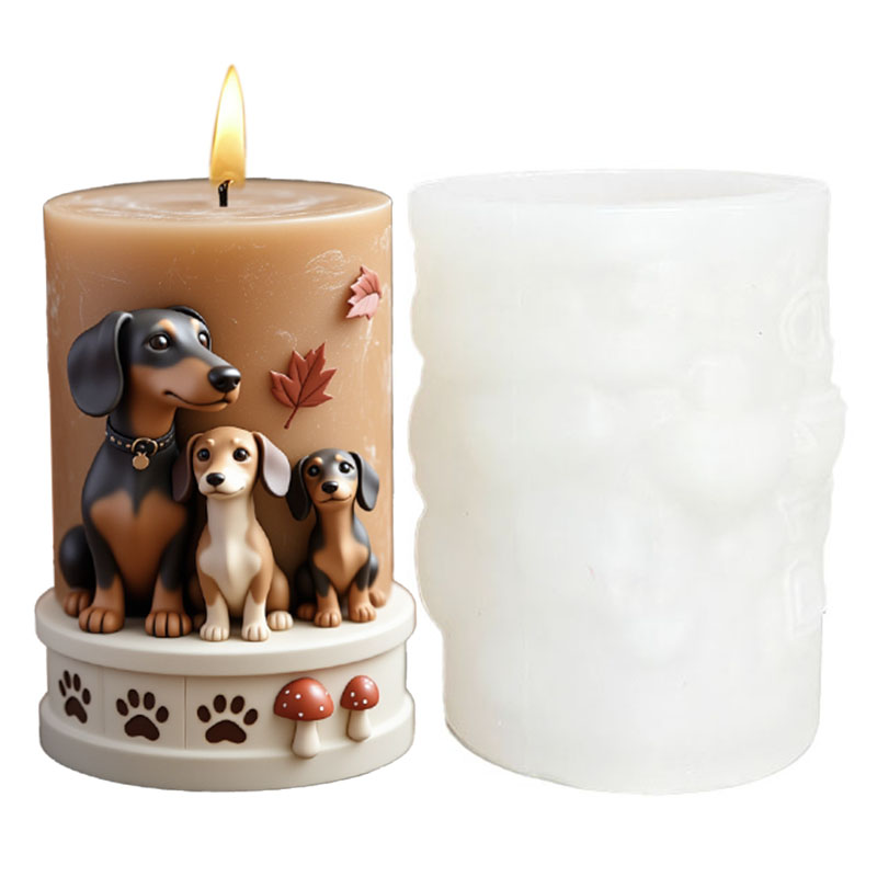 Dachshund Silicone Candle Mold - đánh giá và giá Candle Making Temperature