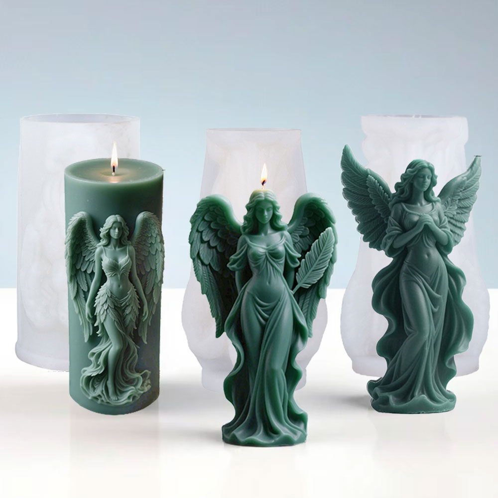 Wings Goddess Scented Silicone - đánh giá và giá Candle Making Tips