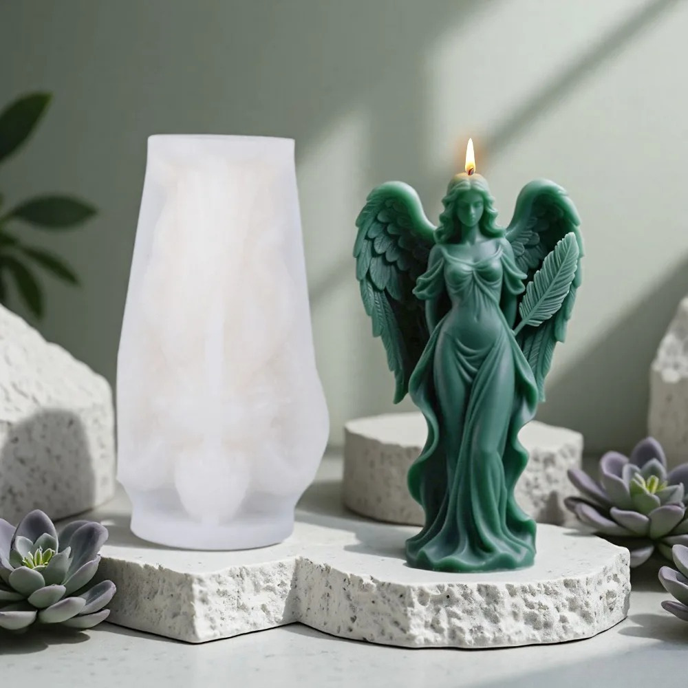 Wings Goddess Scented Silicone - đánh giá và giá Candle Making Tips