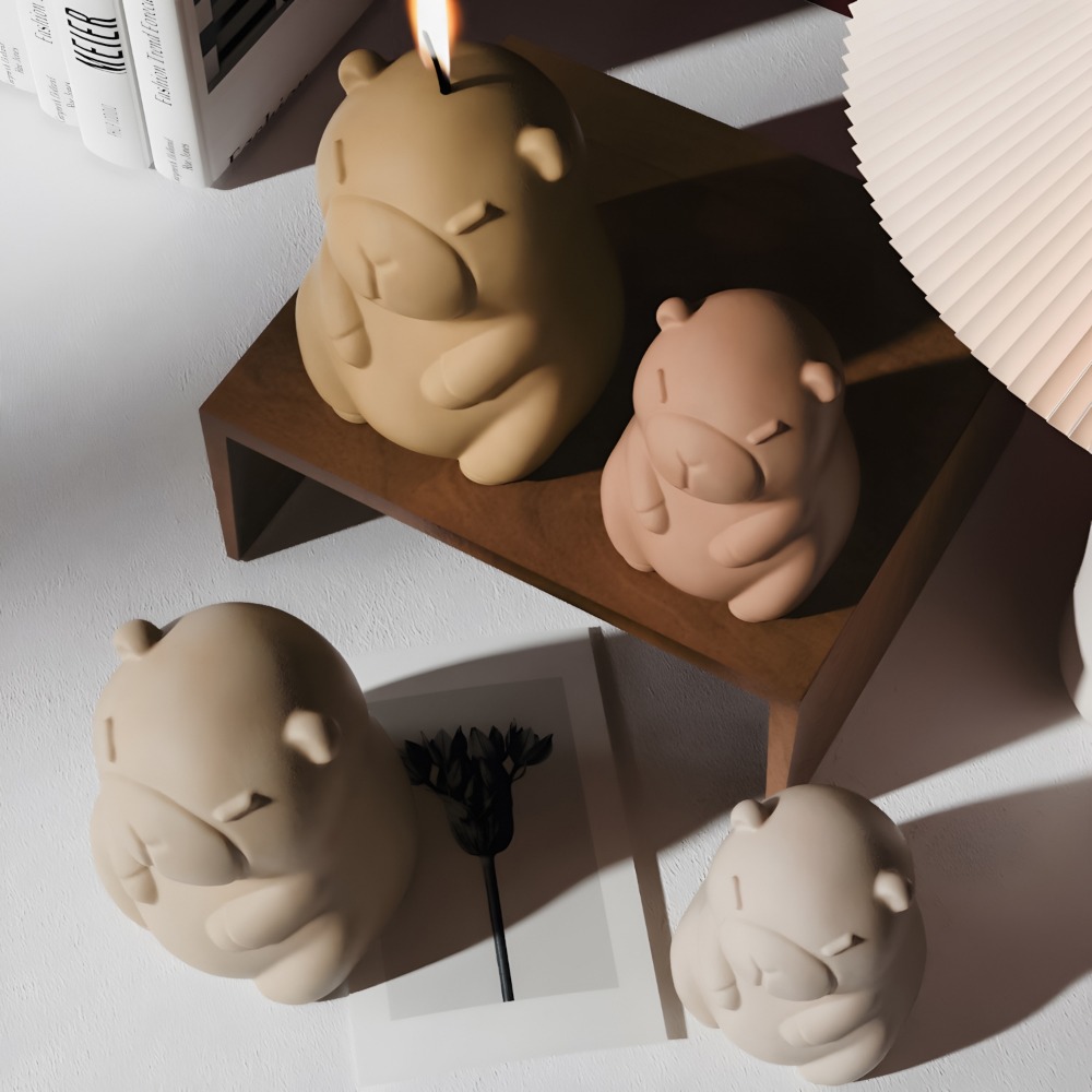 Standing Capybara Scent Candle - đánh giá và giá Candle Making Course