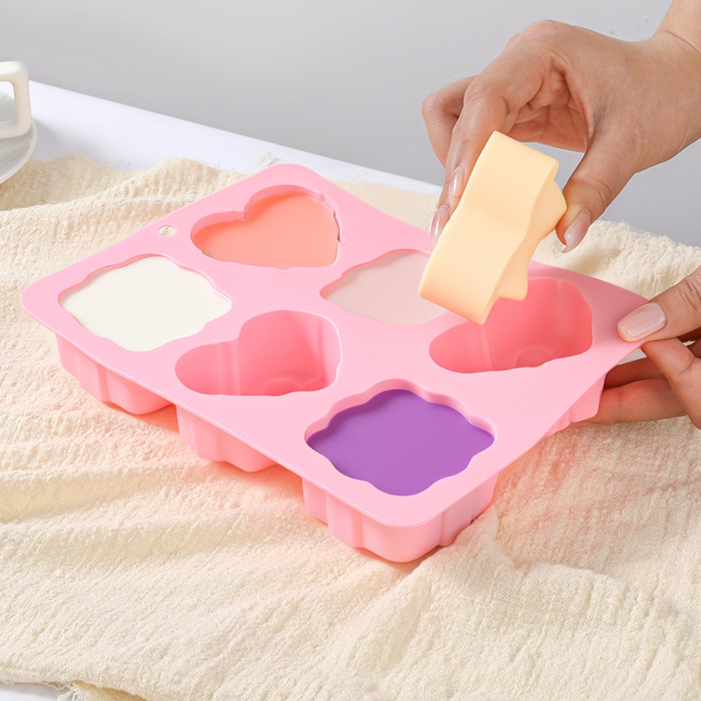 Square Heart Shape Silicone Mo - đánh giá và giá Candle Making Workshop