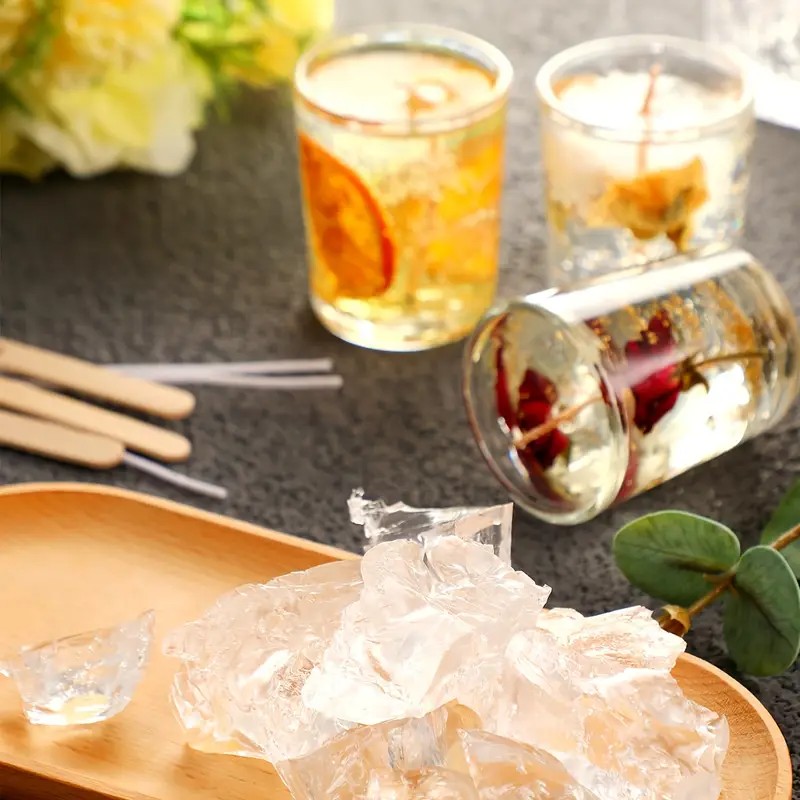 Transparent Crystal Wax, Jelly - đánh giá và giá Candle Making Course