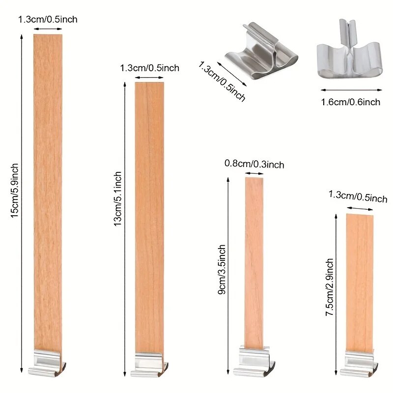 30pcs High Quality Wooden Cand - đánh giá và giá Candle Making Kit Beeswax