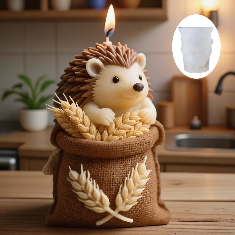 A Cute hedgehog-shaped Candle  - đánh giá và giá Candle Making Temperature