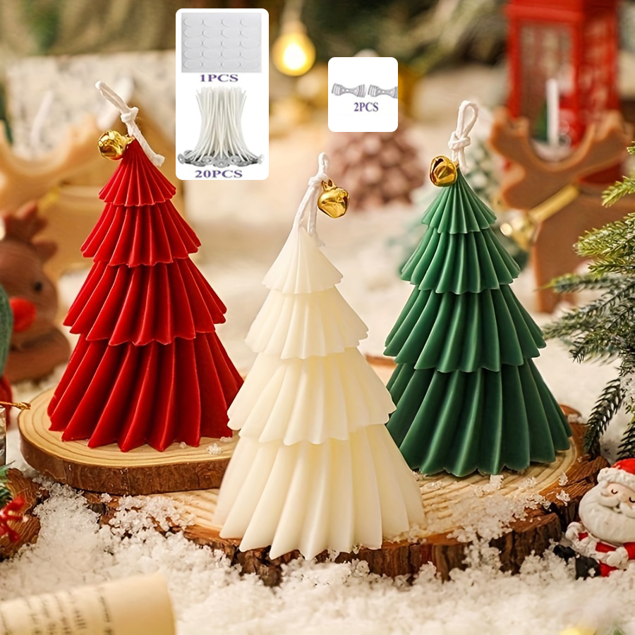 Christmas Tree Silicone Candle - đánh giá và giá Candle Making Kit Xmas