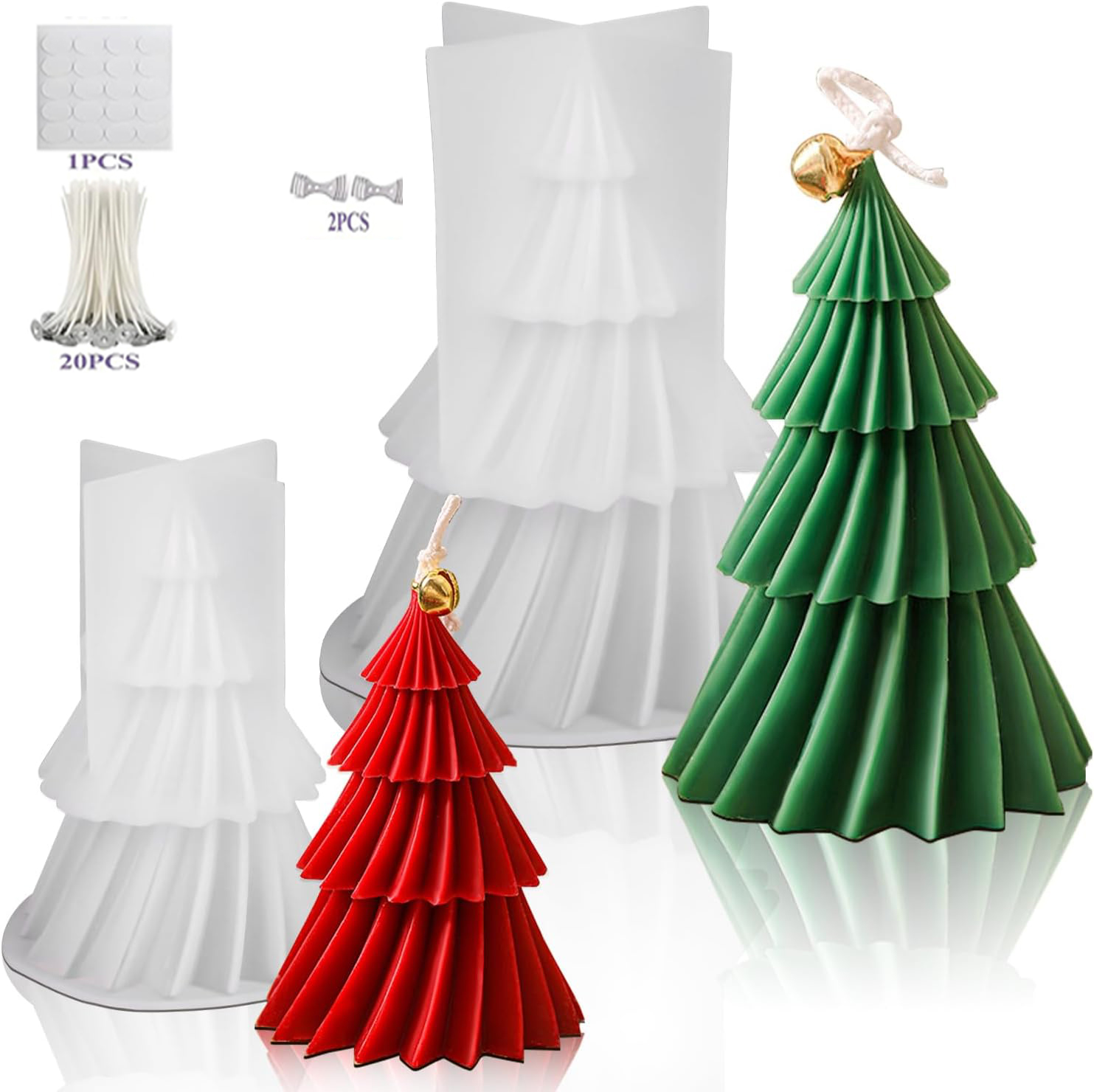 Christmas Tree Silicone Candle - đánh giá và giá Candle Making Kit Xmas
