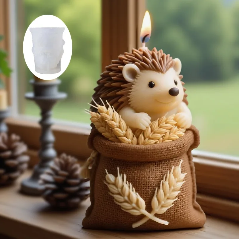 A cute hedgehog-shaped candle  - đánh giá và giá Candle Making Temperature