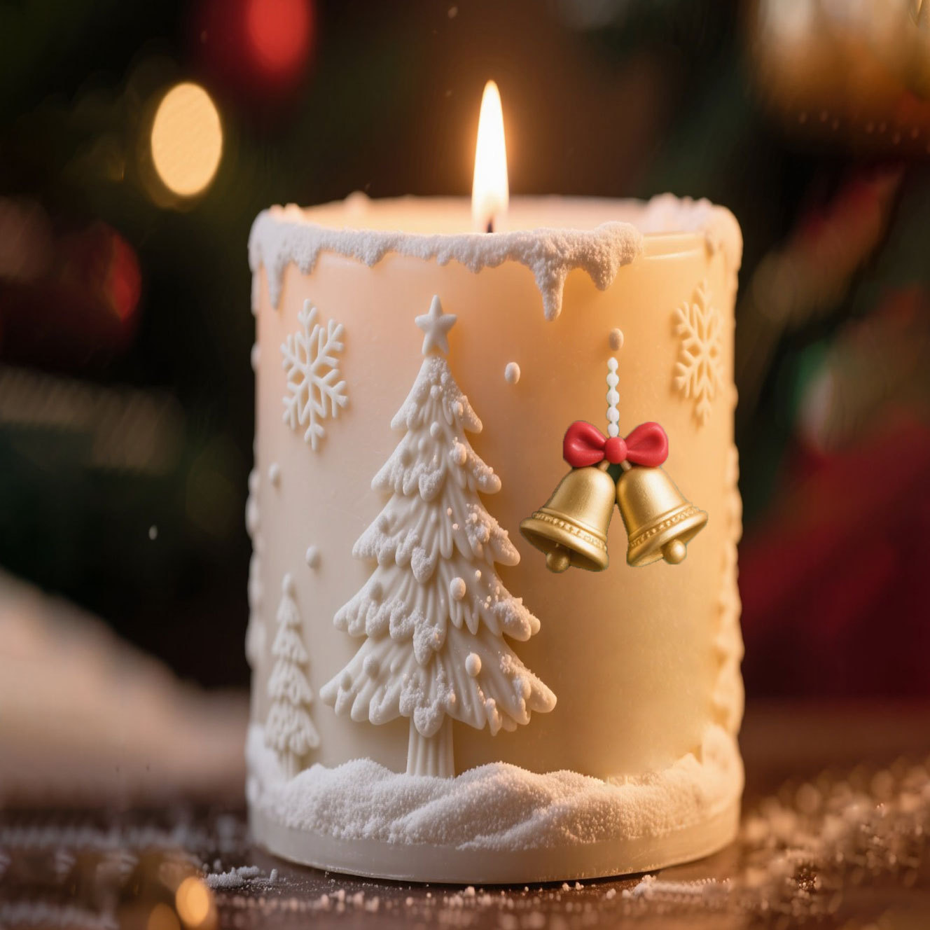 3D Relief Cylinder Christmas S - đánh giá và giá Candle Making Party