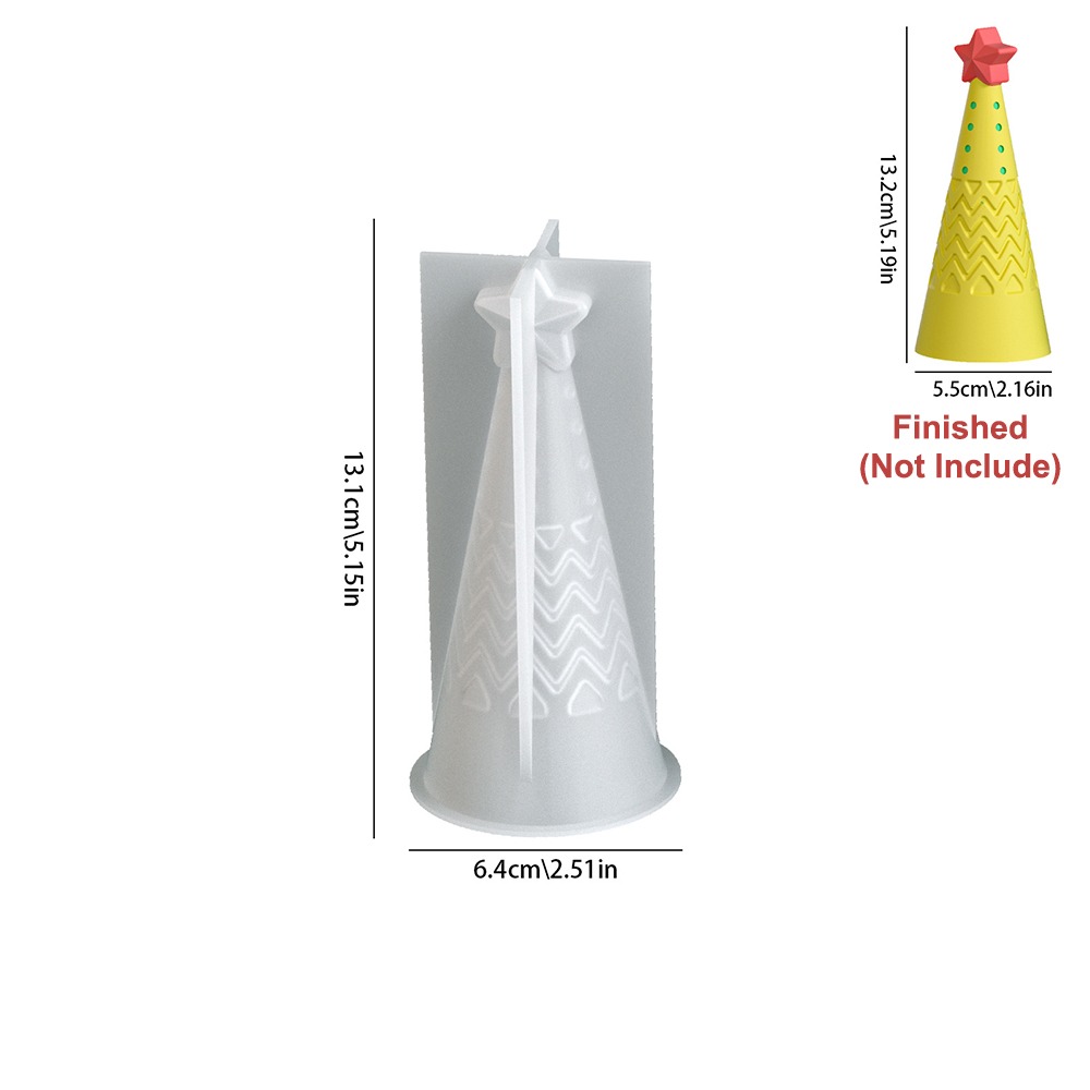Silicone Christmas Cone Candle - đánh giá và giá Candle Making Kit Xmas
