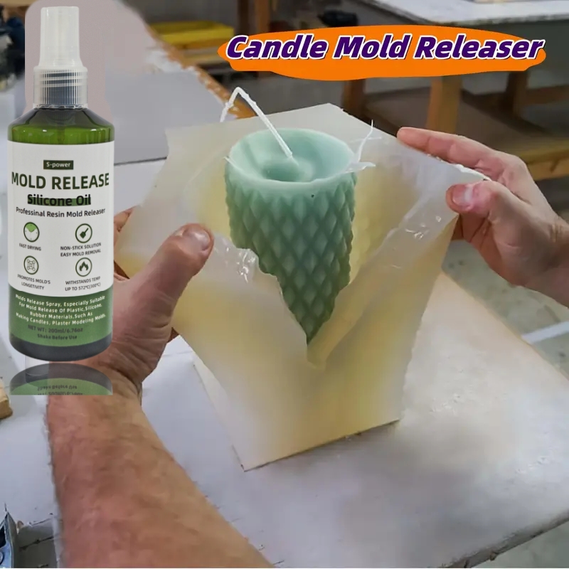 3.3oz Molds Silicone Oil Relea - đánh giá và giá Candle Making Temperature