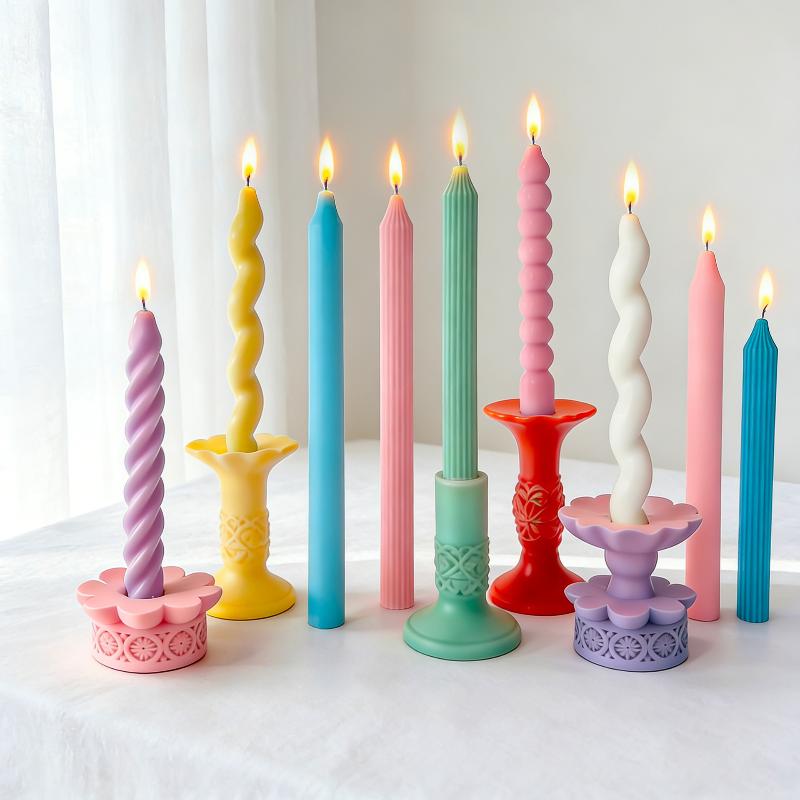 Long Spiral Silicone Candle Mo - đánh giá và giá Candle Making Workshop