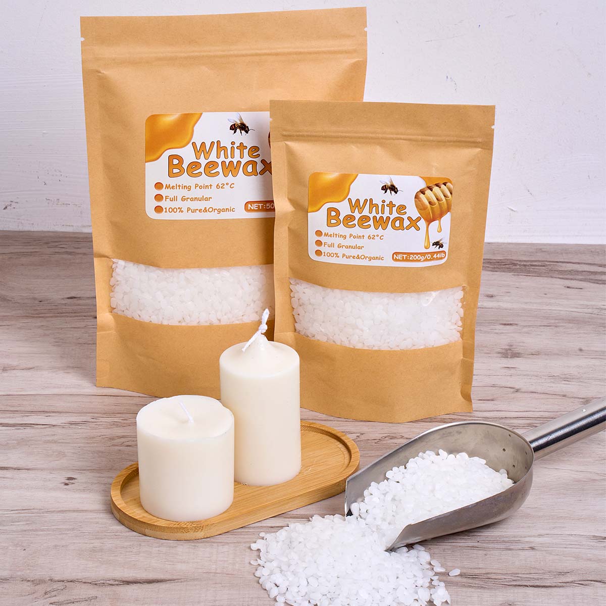 1000g White Beeswax DIY Candle - đánh giá và giá Candle Making Kit Beeswax