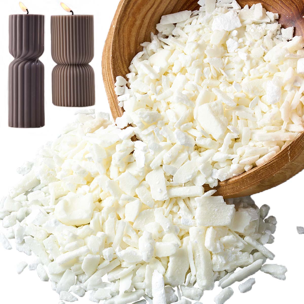 1 Pounds Pure White Soy Wax Fo - đánh giá và giá Candle Making Kit Diy