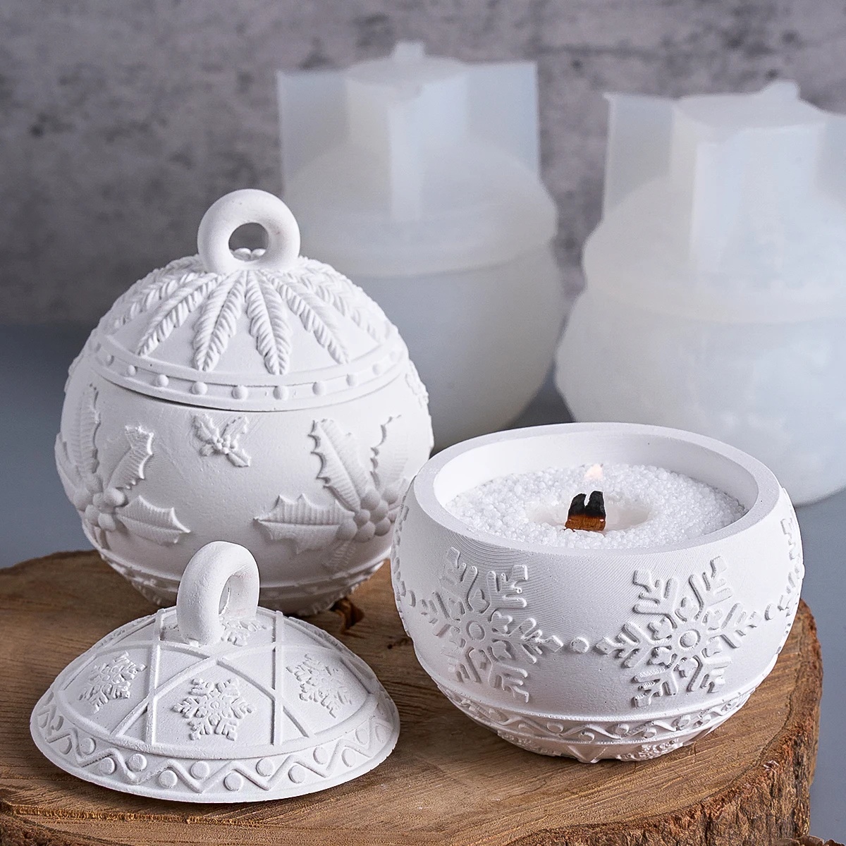 Christmas Round Ball Candle Ja - đánh giá và giá Candle Making Kit Xmas
