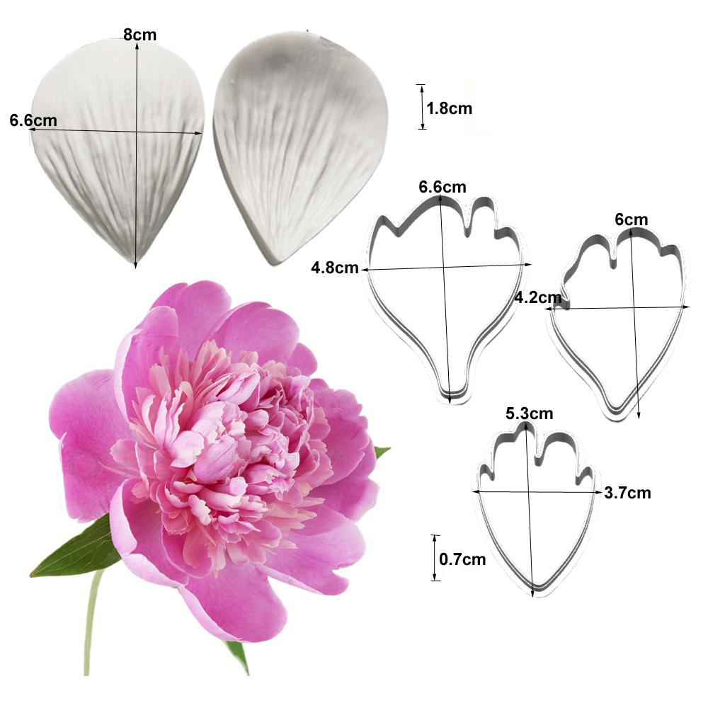 New Peony Silicone Molds&Cutte - đánh giá và giá Candle Making Workshop