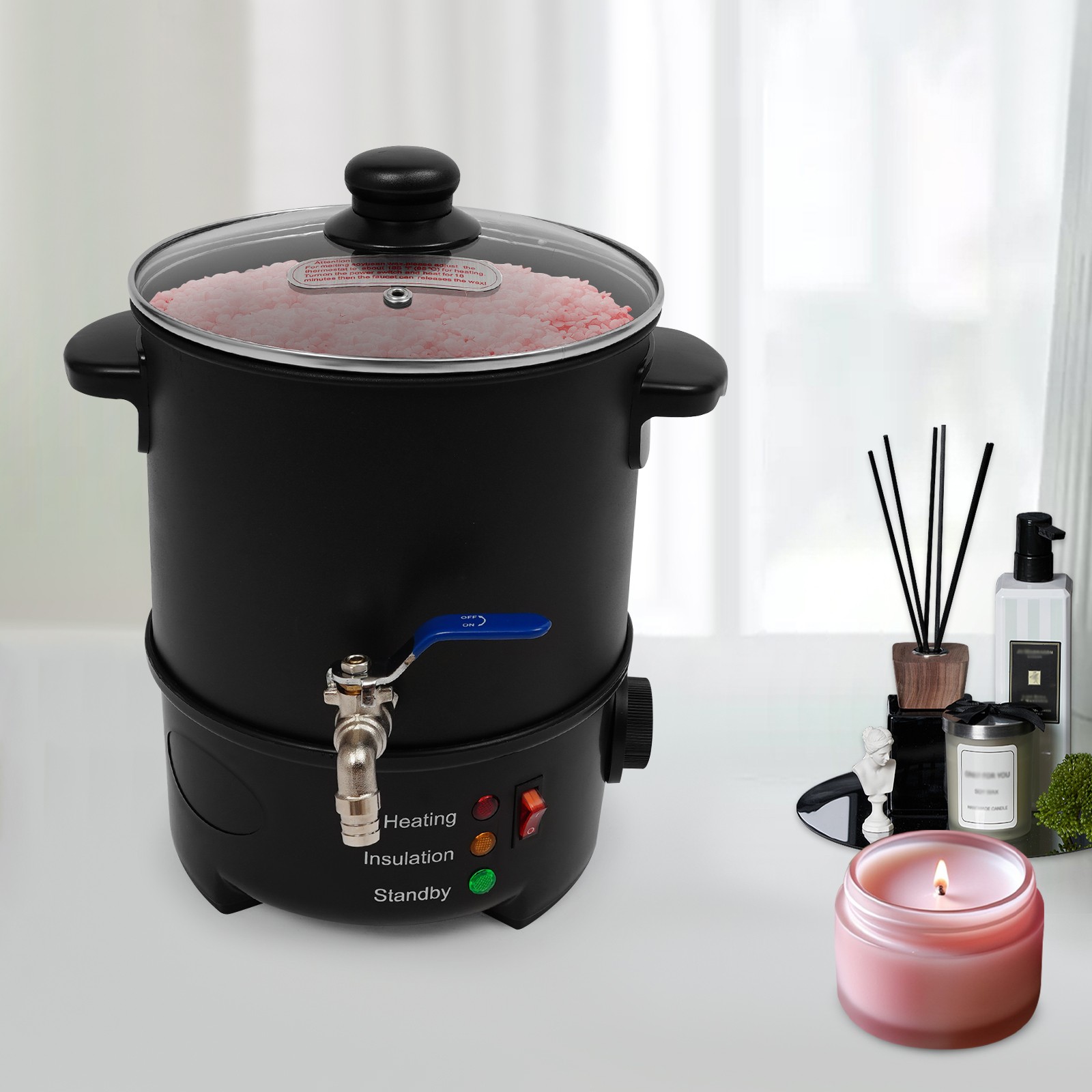 4L Wax Melter for Candle Makin - đánh giá và giá Candle Making Temperature