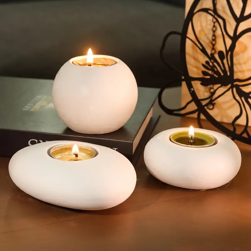 Tealight Candle Holder Resin S - đánh giá và giá Candle Making Party