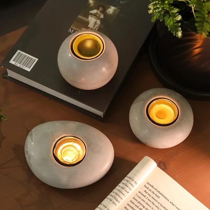 Tealight Candle Holder Resin S - đánh giá và giá Candle Making Party
