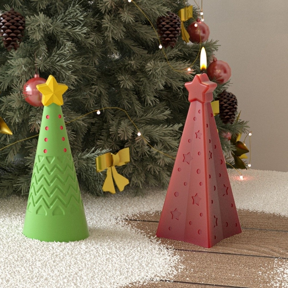 New Silicone Christmas Cone Ca - đánh giá và giá Candle Making Kit Xmas