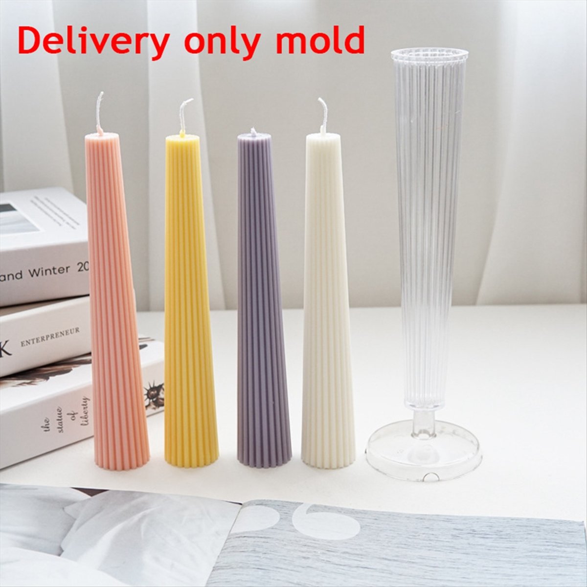 *ABAB Striped Long Pole Column - đánh giá và giá Candle Making Kit Diy