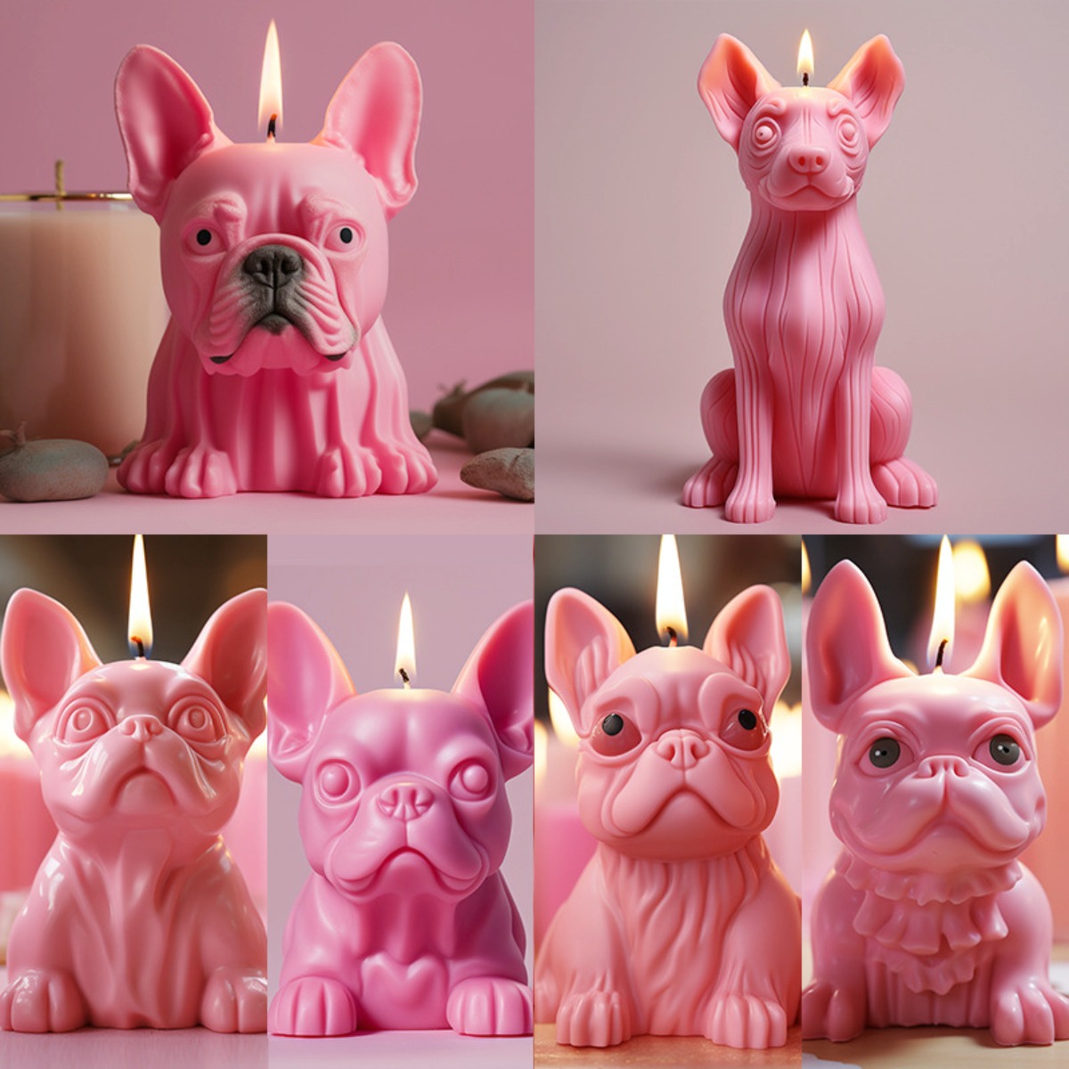 Pekingese Puppy Pug Animal Can - đánh giá và giá Candle Making Kit Diy