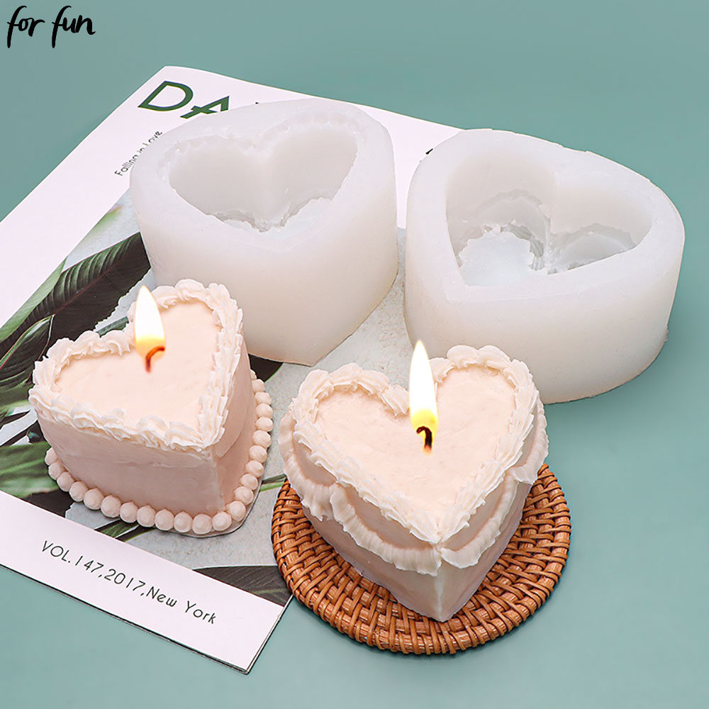 For Fun Heart Cake Shaped Cand - đánh giá và giá Candle Making Jelly