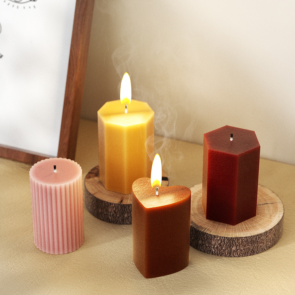 Geometry Column Silicone Mold  - đánh giá và giá Candle Making Party