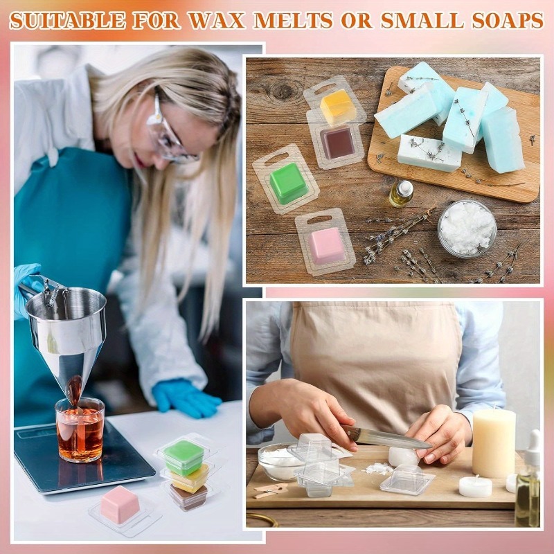 20/50pcs Clear Plastic Wax Mel - đánh giá và giá Candle Making Tips