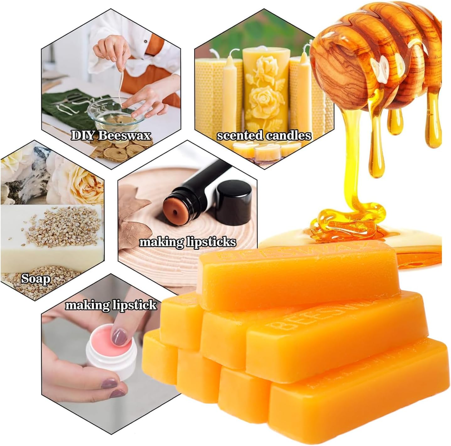 Beeswax Bar, Candle Wax Block  - đánh giá và giá Candle Making Course