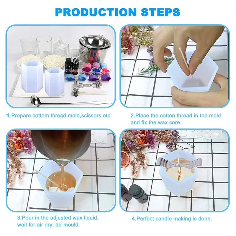 Xi Lanh Nến Silicon Khuôn Nhựa - đánh giá và giá Candle Making Tips