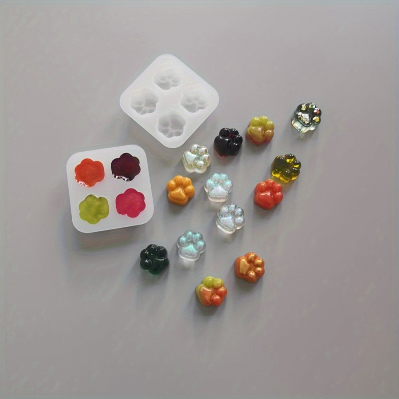 1Cat Paw Pattern Silicone Mold - đánh giá và giá Candle Making Kit Diy