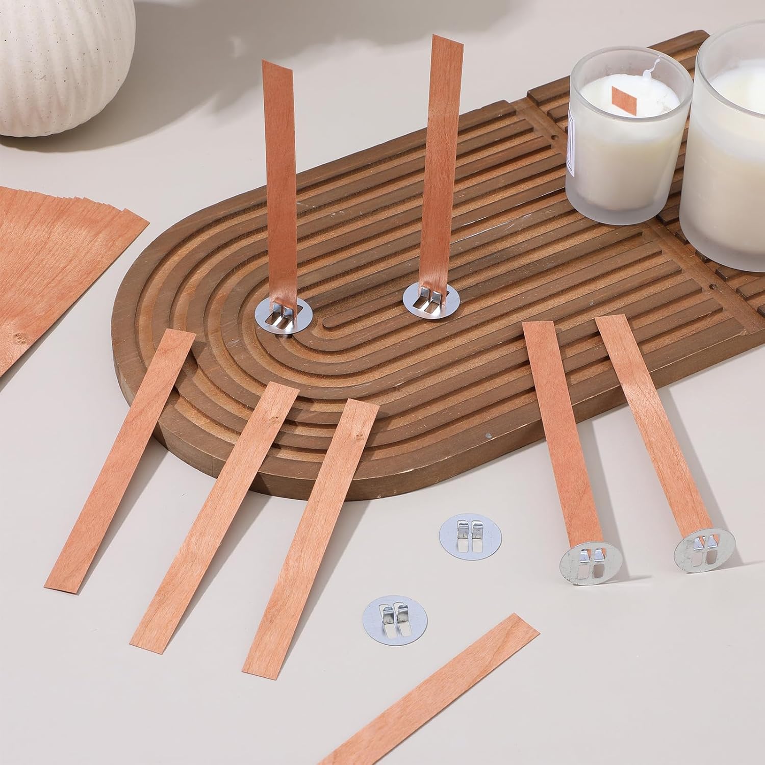 60Pcs Wood Wicks for Candles M - đánh giá và giá Candle Making Wicks