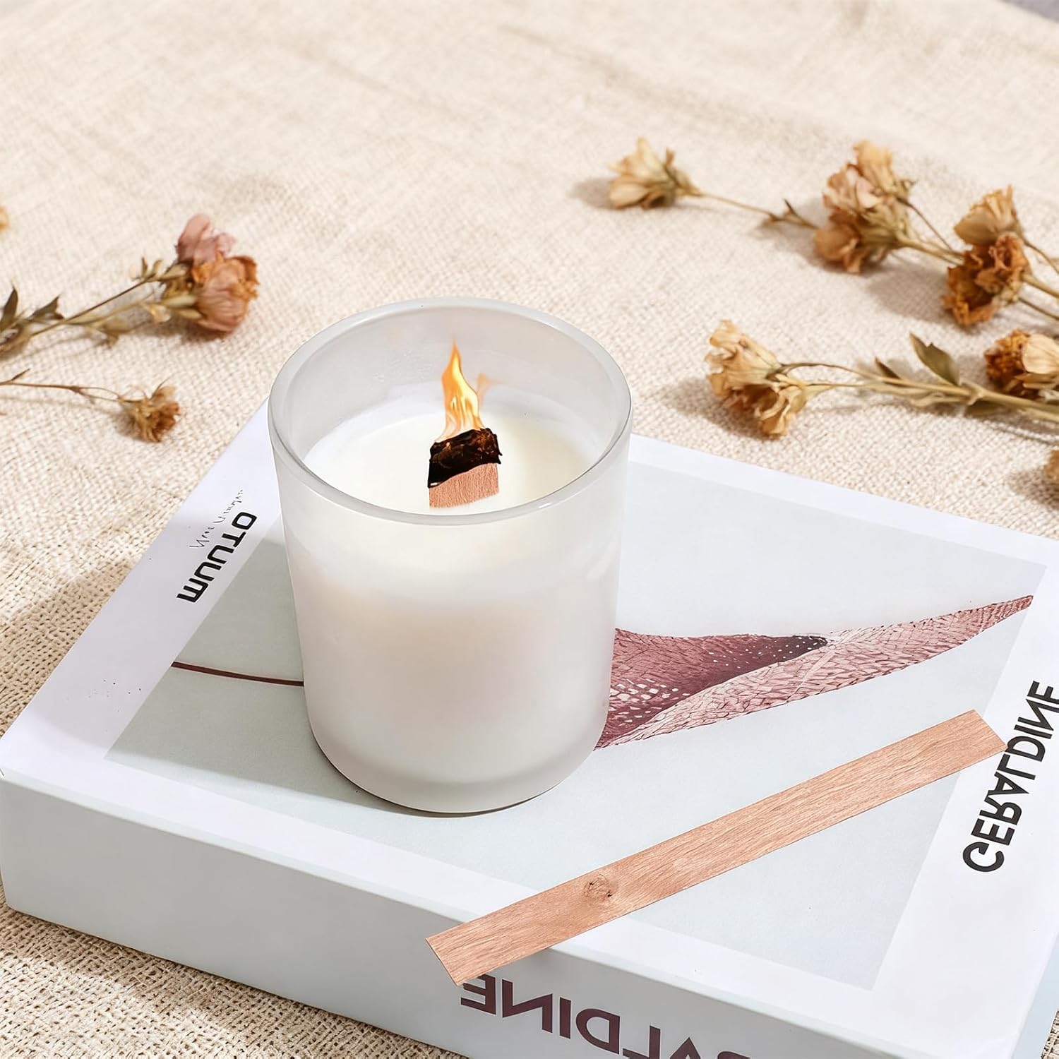60Pcs Wood Wicks for Candles M - đánh giá và giá Candle Making Wicks