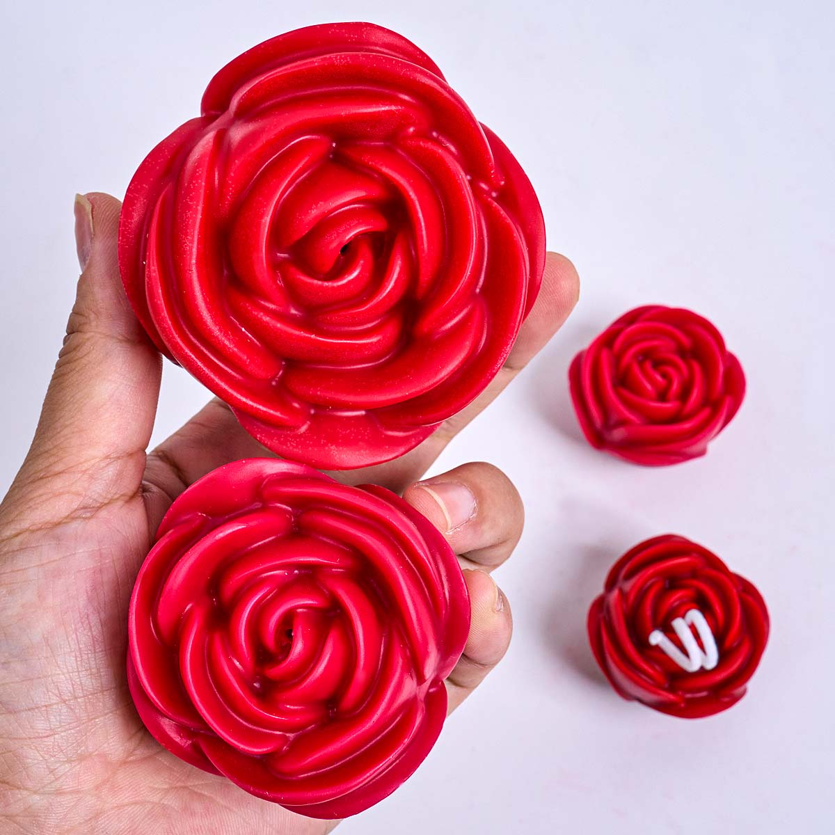 3D Flower Shape Silicone Candl - đánh giá và giá Candle Making Party