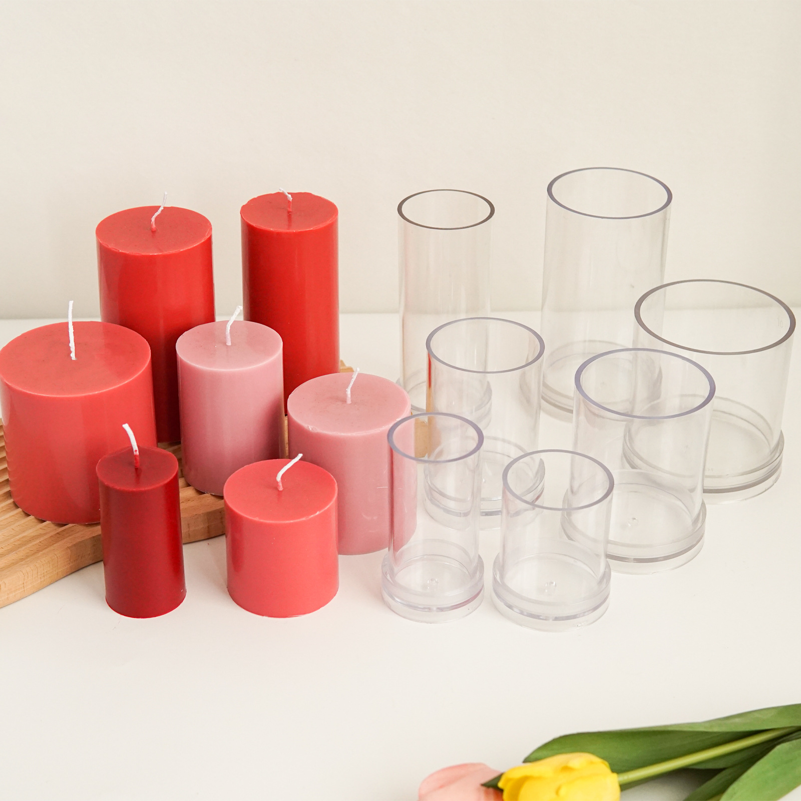 Khác Nhau 3D Hình Trụ Xông Khu - đánh giá và giá Candle Making Kit Diy