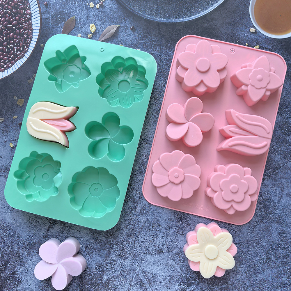 kinds Flower Silicone Molds Di - đánh giá và giá Candle Making Party