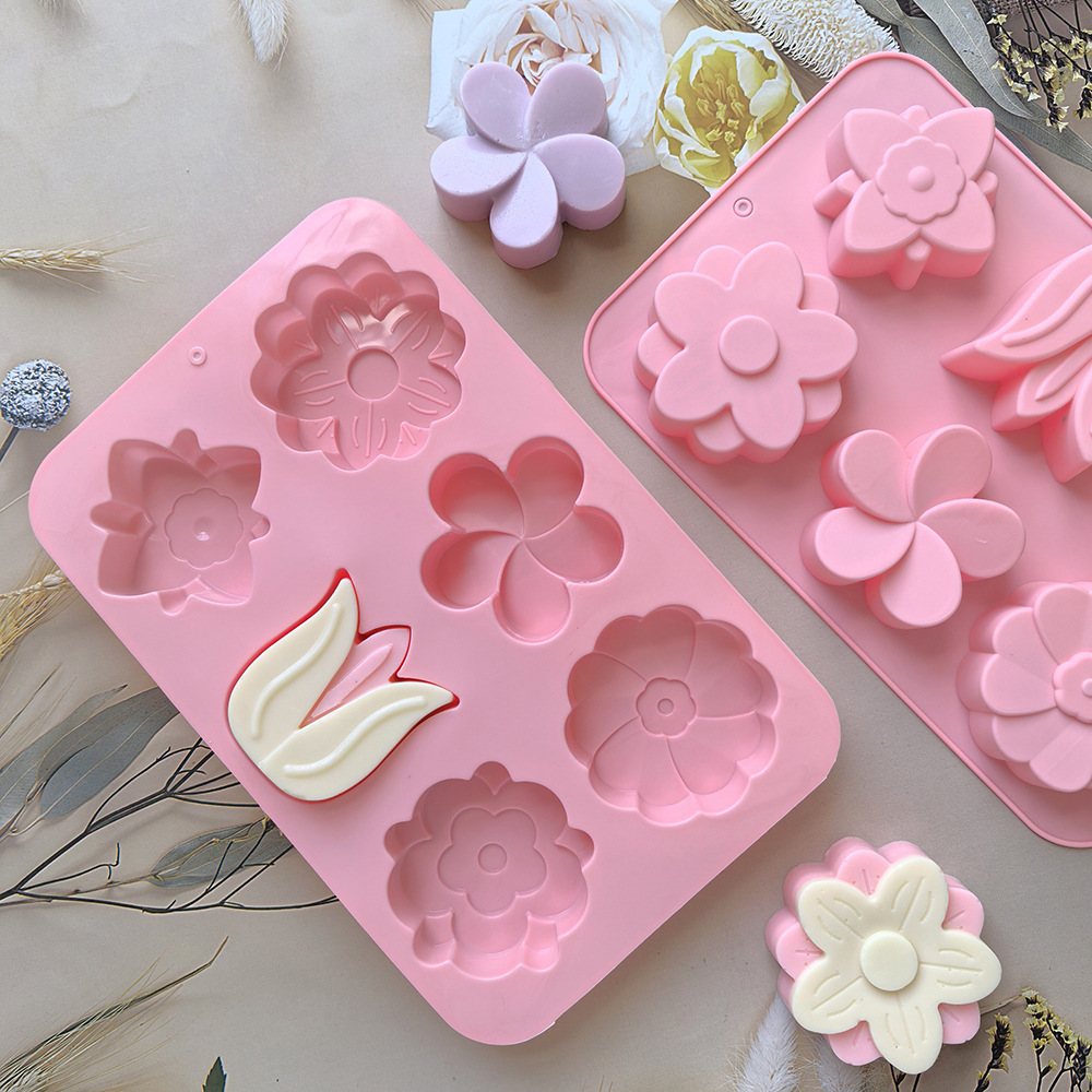 kinds Flower Silicone Molds Di - đánh giá và giá Candle Making Party