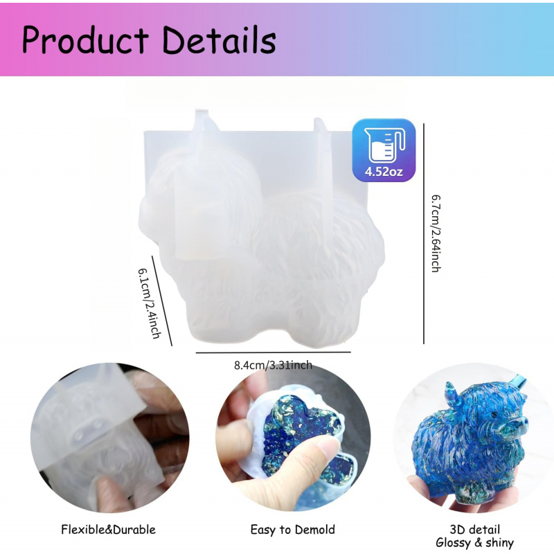 1 Pieces3DSilicone mold in the - đánh giá và giá Candle Making Jelly