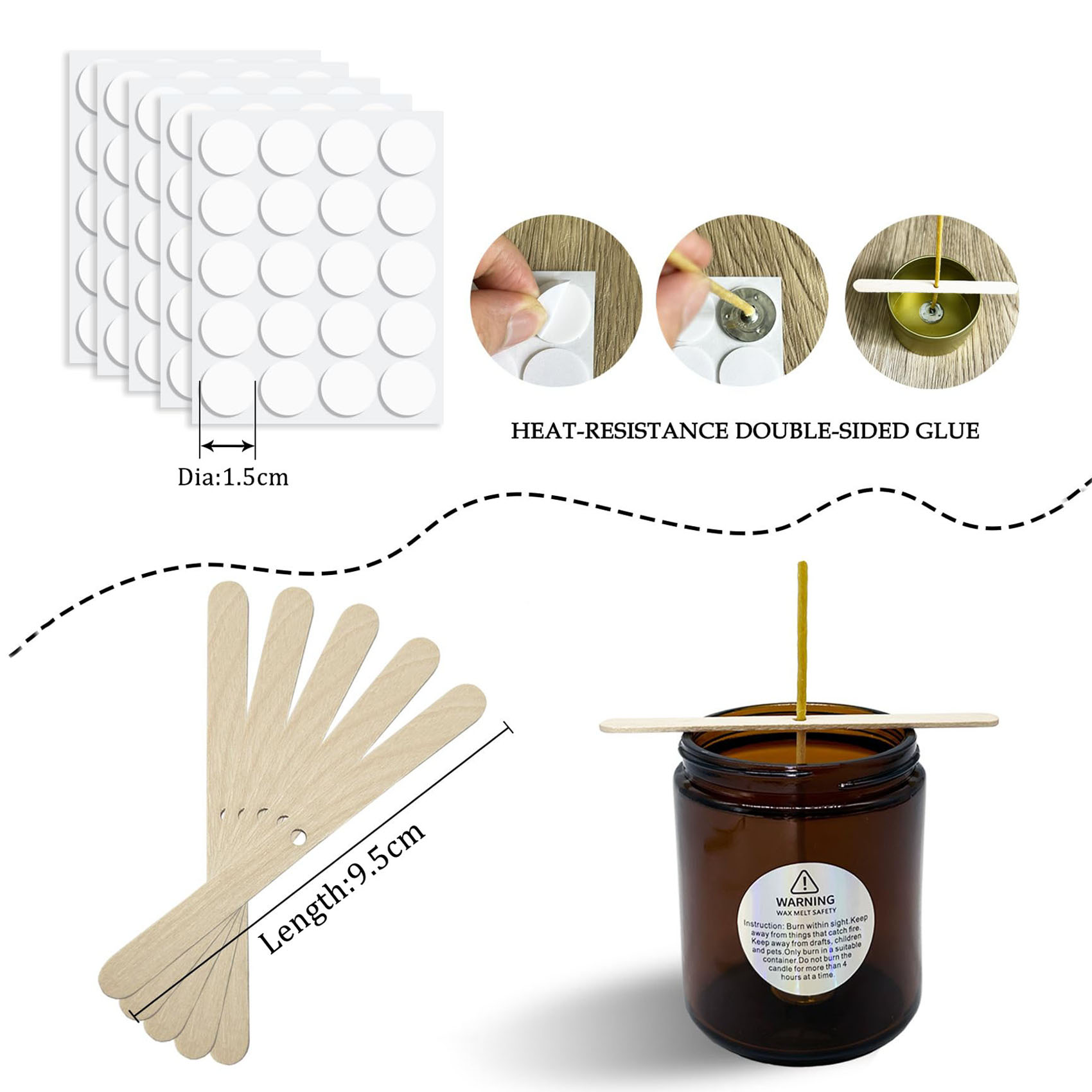 100Pcs Beeswax Candle Wicks 9- - đánh giá và giá Candle Making Kit Beeswax