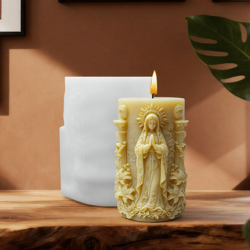 Virgin Mary Lily Religious Sty - đánh giá và giá Candle Making Workshop