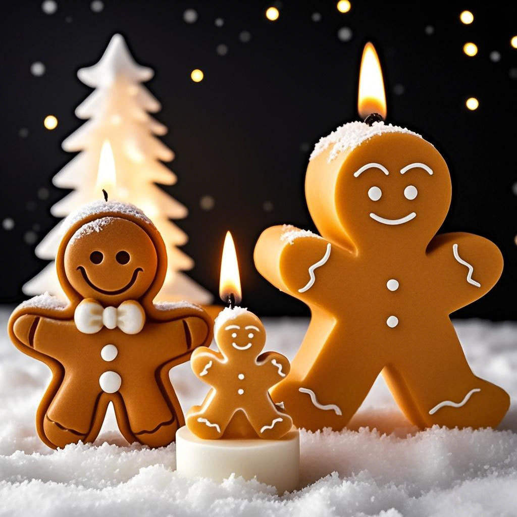 DIY Cartoon Gingerbread Man Si - đánh giá và giá Candle Making Party